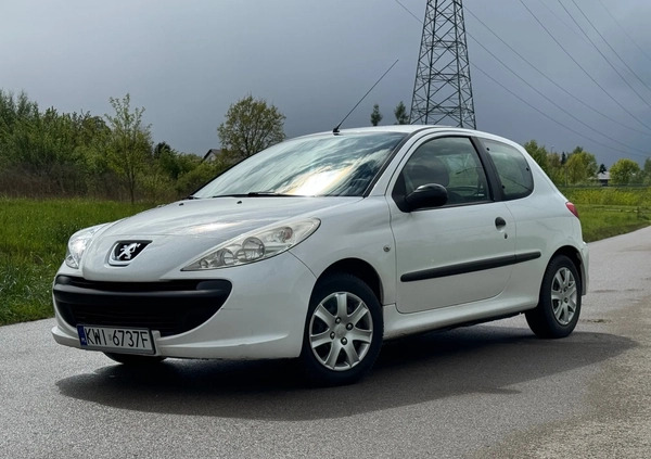 Peugeot 206 cena 10455 przebieg: 235000, rok produkcji 2011 z Wieliczka małe 92